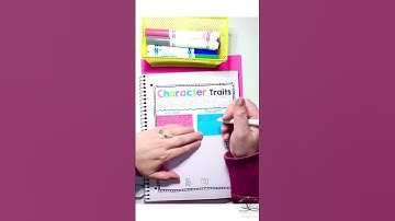 Character Traits Interactive Notebook Pages