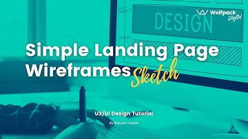 How to Create Simple Landing Page Wireframes using Sketch