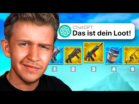 CHATGPT ENTSCHEIDET ÜBER MEINE FORTNITE RUNDEN! (stefan ist bodenlos 😭)
