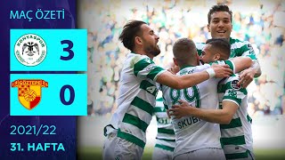 ÖZET: Konyaspor 3-0 Göztepe | 31. Hafta - 2021/22