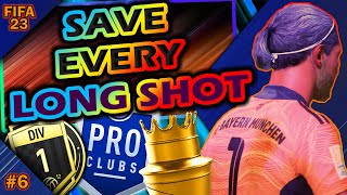 *SAVE EVERY LONG SHOT* As A GK | FIFA 23 Pro Clubs | Comp 11v11 Goalkeeper Proof | 3 Minute Tips #6