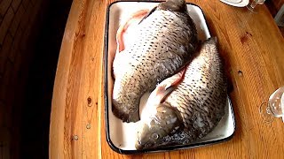 12.1 Запекание Карпов На Дубовых Углях// Carp Roast