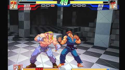 Capcom Fighting Jam: CrevisJr (Guile, Alex) Vs Hardkorin (Guy, Ryu)