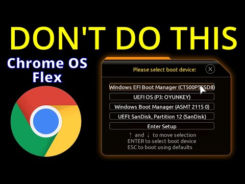 DON'T INSTALL Chrome OS Flex onto a Windows PC with more than one drive to dual boot - HERE'S WHY!