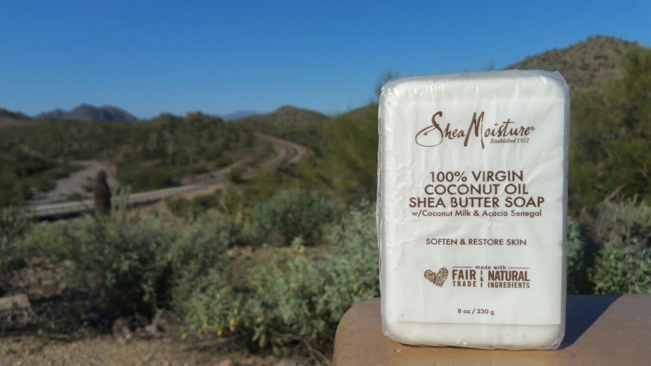 Shea Moisture Soap, Shea Butter, 100% Virgin Coconut Oil - 8 oz