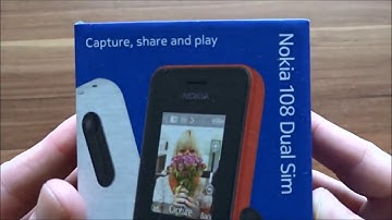 NOKIA 108 DUAL SIM UNBOXING