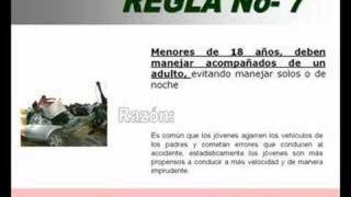 NETWORKVIAL: Reglas Basicas de Seguridad para Automovilistas 2007