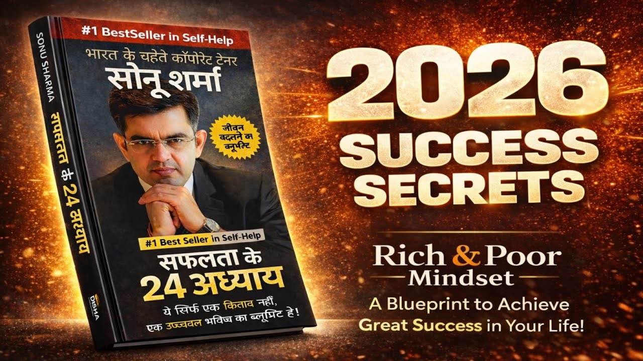 Safalta Ke 24 Adhyayen Book Summary | Sonu Sharma | Rich & Poor Mindset 2026