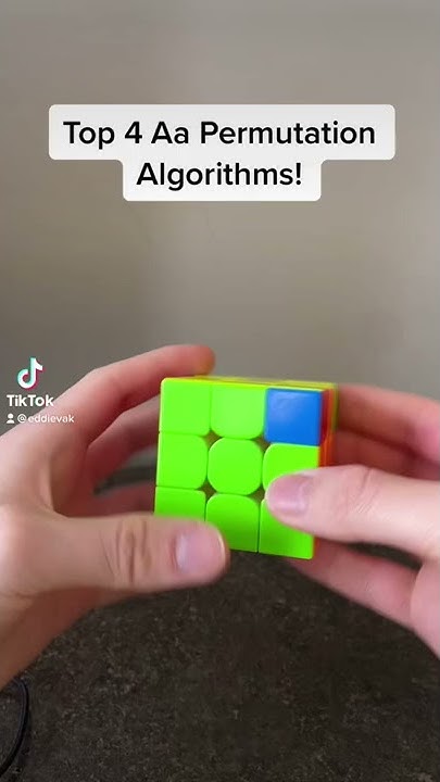BEST A PERM ALGORITHMS RUBIK’S CUBE PLL - YouTube