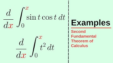 Become familiar with FTC2 | Examples of the 2nd Fundamental Theorem of Calculus