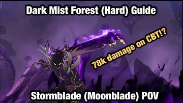 Dark Mist Forest (HARD) GUIDE | Stormblade/Moonblade subclass POV | Blue Protocol Star Resonance