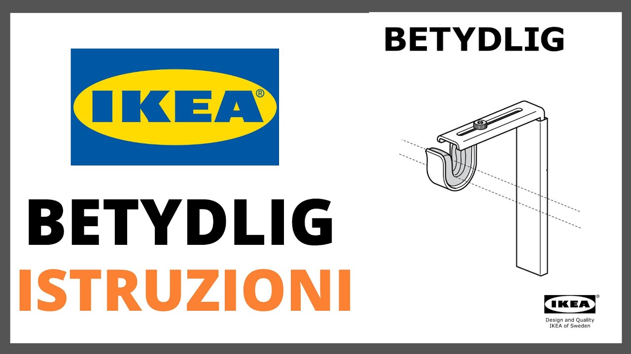 BETYDLIG Supporto da parete/soffitto, bianco - IKEA Italia