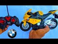 BMW remote control motorcycle bike🏍️(Starkhan68 toy tv)#race# toy