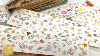 Quick Watercolor Bookmarks for Super Sweet Gift Idea - How to Paint Five Minute Florals! screenshot 1