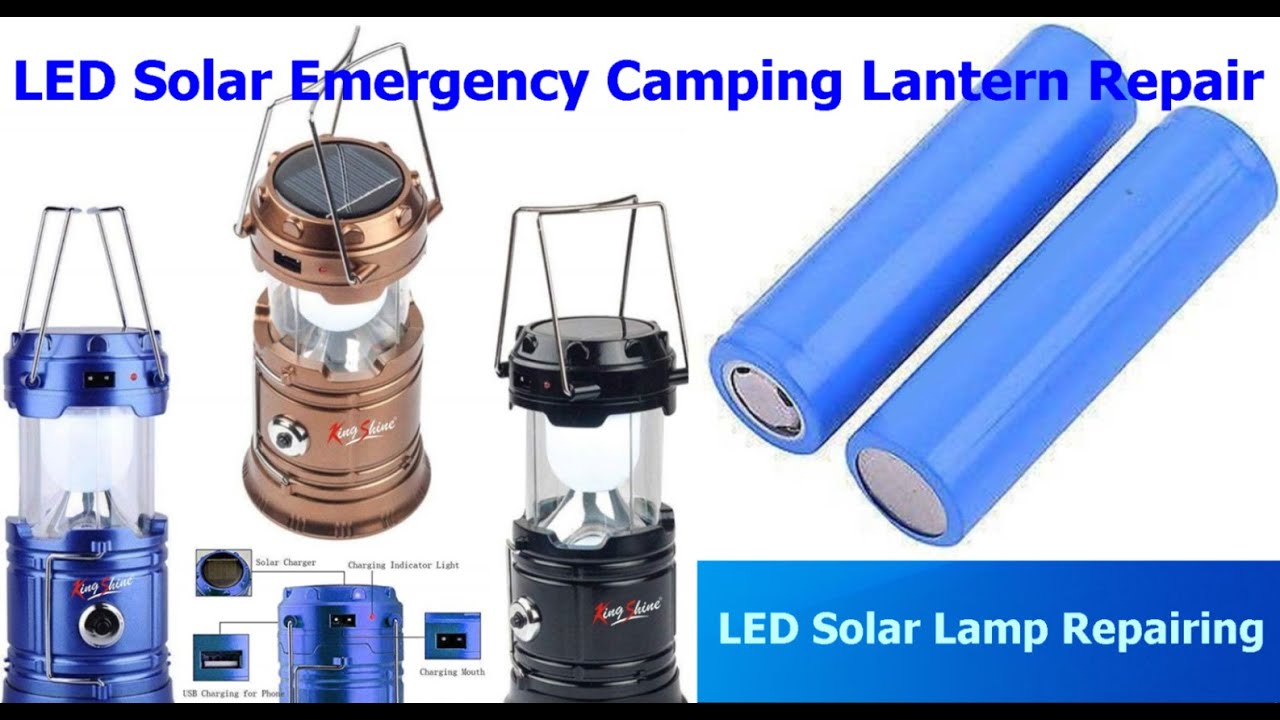 LED Solar Emergency Camping Lantern Repair