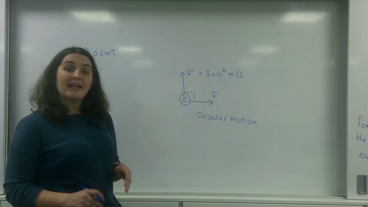 Magnetic fields and circular motion AQA ALevel Physics - YouTube