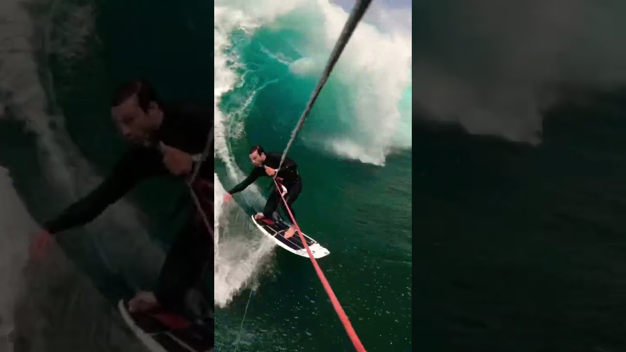 Heavy KITESURFING waves #shorts #courtintheact