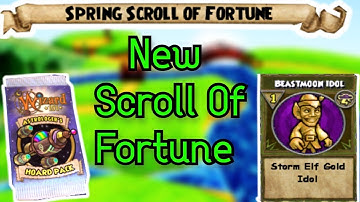 Spring Scroll Of Fortune 2021 (Wizard101)