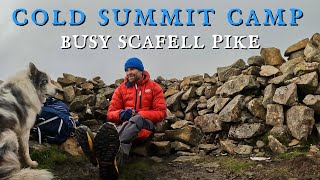 SOLO CAMP AFTER HECTIC SCAFELL PIKE SUMMIT - Wild Camping Lake District UK Backpacking #ad