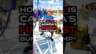 How safe is Canada’s Highest Bungee Jump? #bungeejumping #gatineau #ottawa #tourism #canada