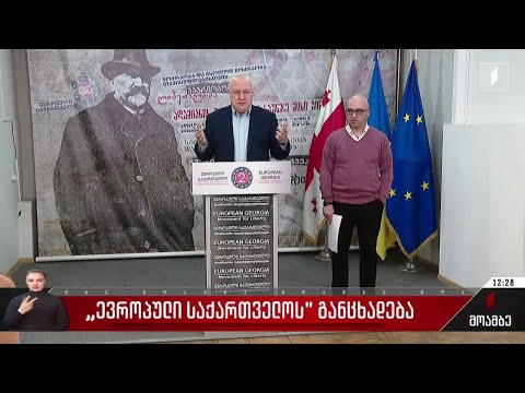 „ევროპული საქართველოს“ განცხადება
