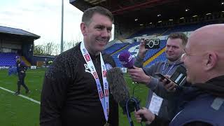 Dave Challinor Post-Match Interview - Accrington Stanley