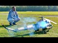 FANTASTIC HUGE MODEL RC MIL MI-2 / AMAZING SCALE 1:6 TURBINE MODEL HELICOPTER / FLIGHT DEMONSTRATION