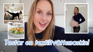 HELGVLOGG | Gravid vecka 27 🤰🏼 Riktig städhelg!