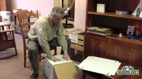 Sleeve City Ultimate LP Storage Box Assembly Instructions