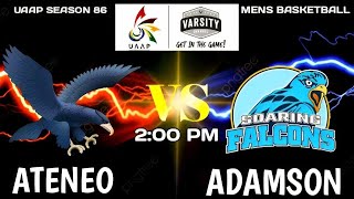 ATENEO VS ADAMSON | UAAP SEASON 86 MENS BASKETBALL LIVE SCORES