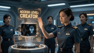 The Biometric Lock Read Every Cadet, Then Froze on Her and Said: “Access Level: Creator”