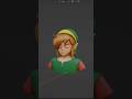 The Link and Samus Model in Super Mario RPG  #gaming #zelda