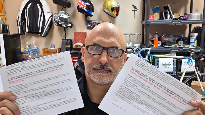 Kawasaki ZX6R 636 recall update. The second letter came in!