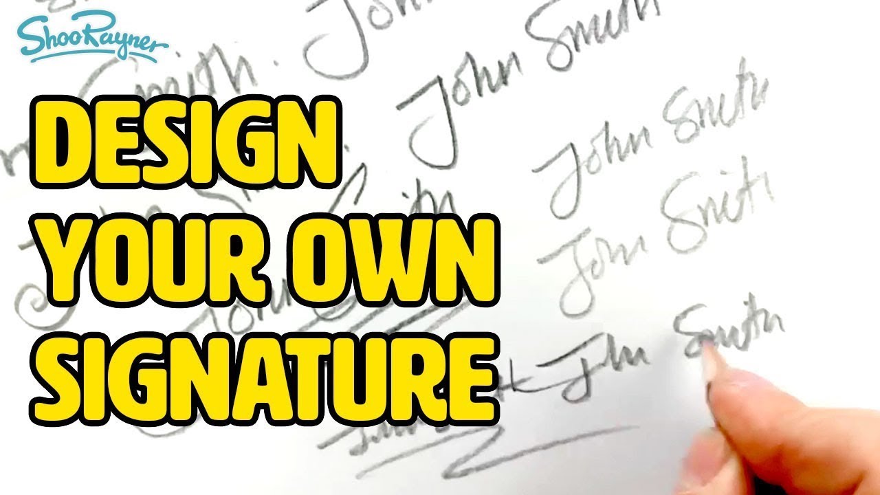 How To Design Your Own Amazing Signature