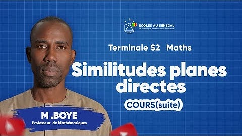 Cours - Mathématiques - Terminale S2 / Résumé de cours sur les Similitudes planes directes / Suite 1