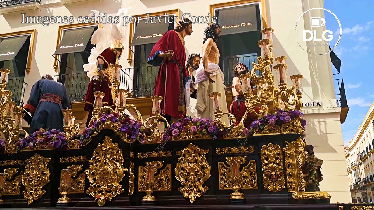 Montaje de la  marcha A Jesús Por María de Virgen de los Reyes con la Hermandad de Jesus Despojado.