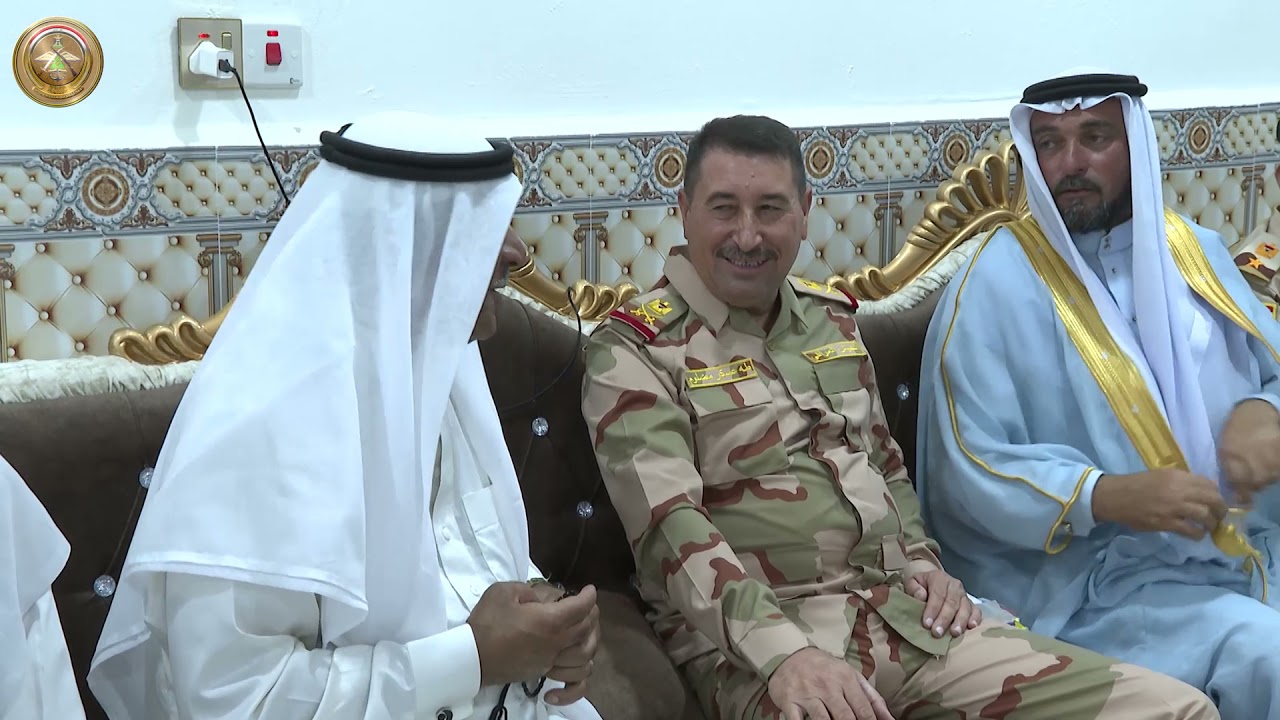 قائد فرقة المشاة السابعة يلتقي شيوخ عشائر قضاء القائم