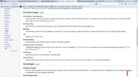 What is  htaccess file and why do we use it
