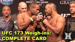 UFC 173: Barao vs Dillashaw Weigh-ins + Staredowns (Complete / Unedited / HD)