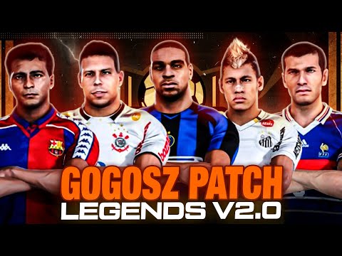 GOGOSZ PATCH LEGENDS 2.0 | COM FACES REAIS E TIMES E SELEÇÕES CLÁSSICAS | ESTÁDIOS EM 4K PES 2021