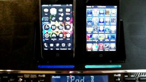 JVC dual dock ipod charger