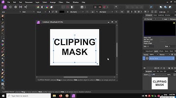 Affinity photo clipping mask