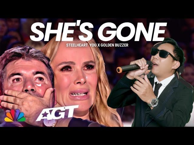 The jury was made to cry hysterically by Tamao performing the song She's Gone | AGT 2023 class=