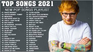 Maroon 5, Adele, Taylor Swift, Ed Sheeran, Shawn Mendes, Sam Smith, Charlie Puth Pop Songs Hits 2021