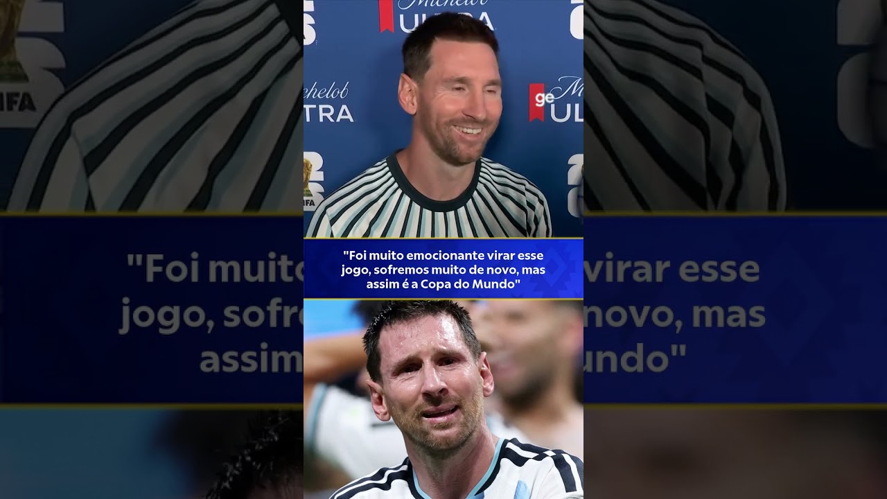 MESSI: "FOI MUITO EMOCIONANTE" | #shorts | Copa do Mundo 2026 | ge.globo