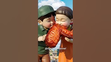 Squid Game AI Roast Chicken Wing ASMR #squidgame #squidgame2 #ai #asmr