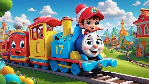 Train Ride to Rainbow Town + More Nursery Rhymes & Kids Songs