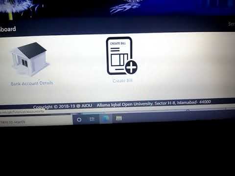 How tutor can create their bill on AIOU portal.  AIOU bill claim. http://tutor.aiou.edu.pk