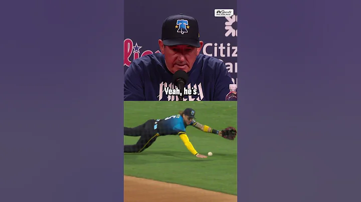 "He's Gold Glove caliber" — Rob Thomson with high praise for Bryson Stott's defense #phillies #mlb