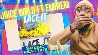 🐐X🐐 | Juice WRLD, Eminem \& benny blanco - Lace It (Official Audio) | BEST REACTION